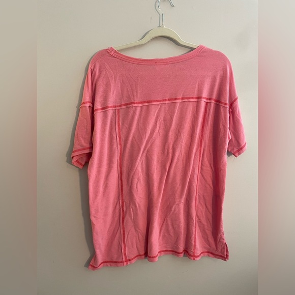 HEYSON Pink Stitched T Shirt - Picture 4 of 4
